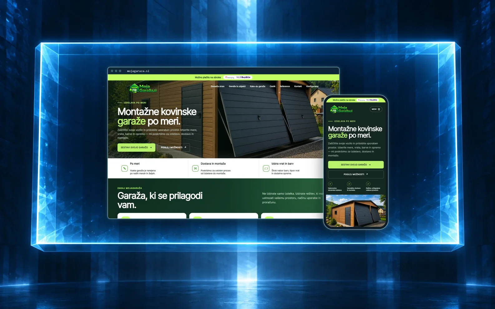 Izbrane spletne strani GM Studia na računalniku in telefonu